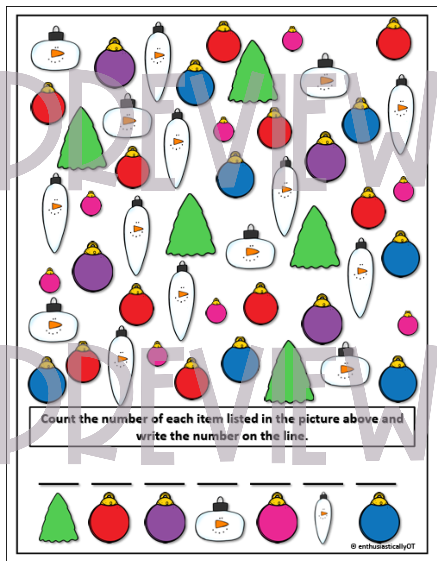 Christmas Lights Printables