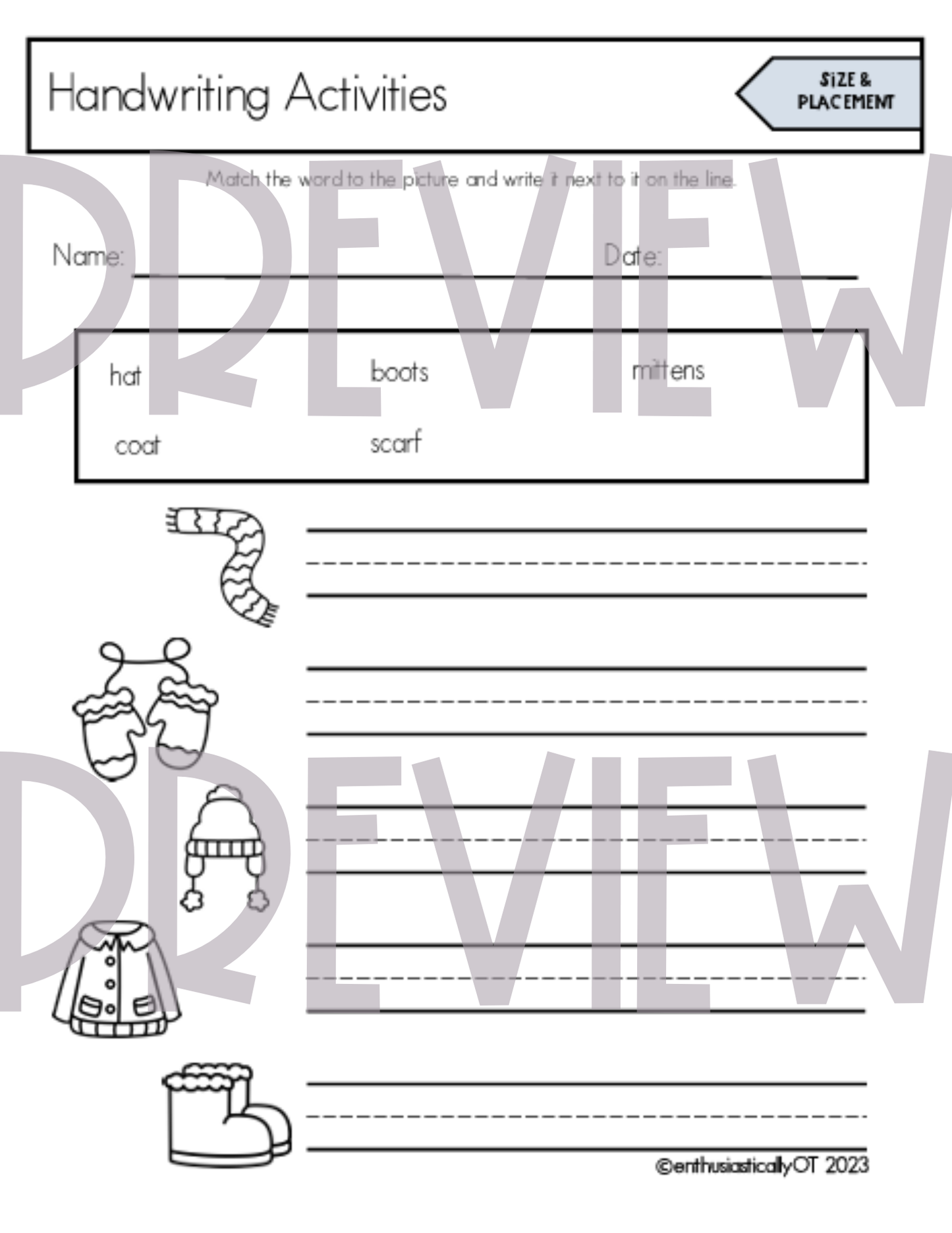 Winter Wonderland Printables