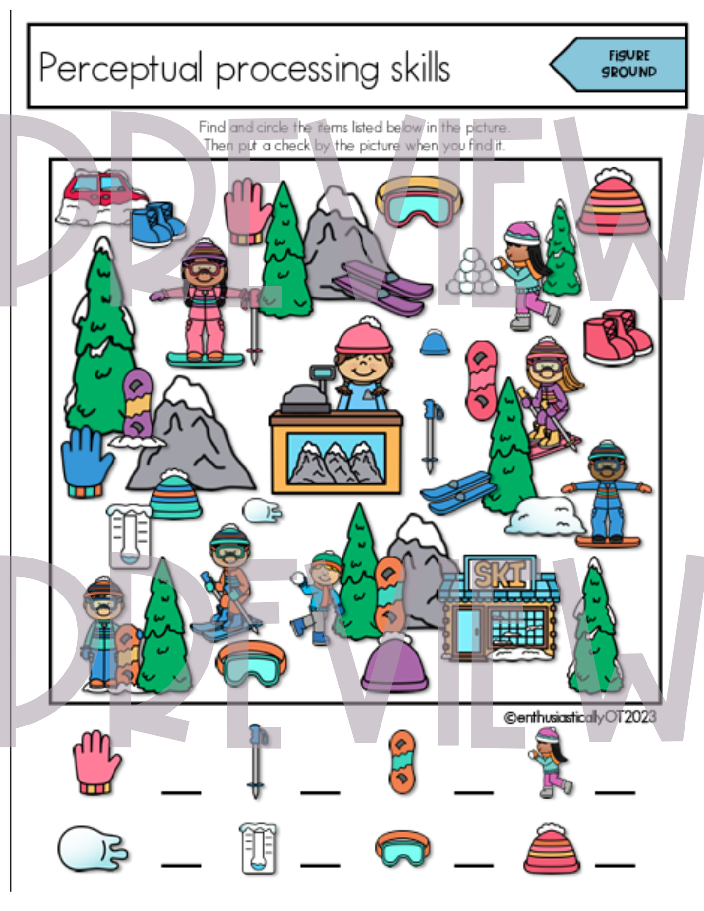 Winter Wonderland Printables