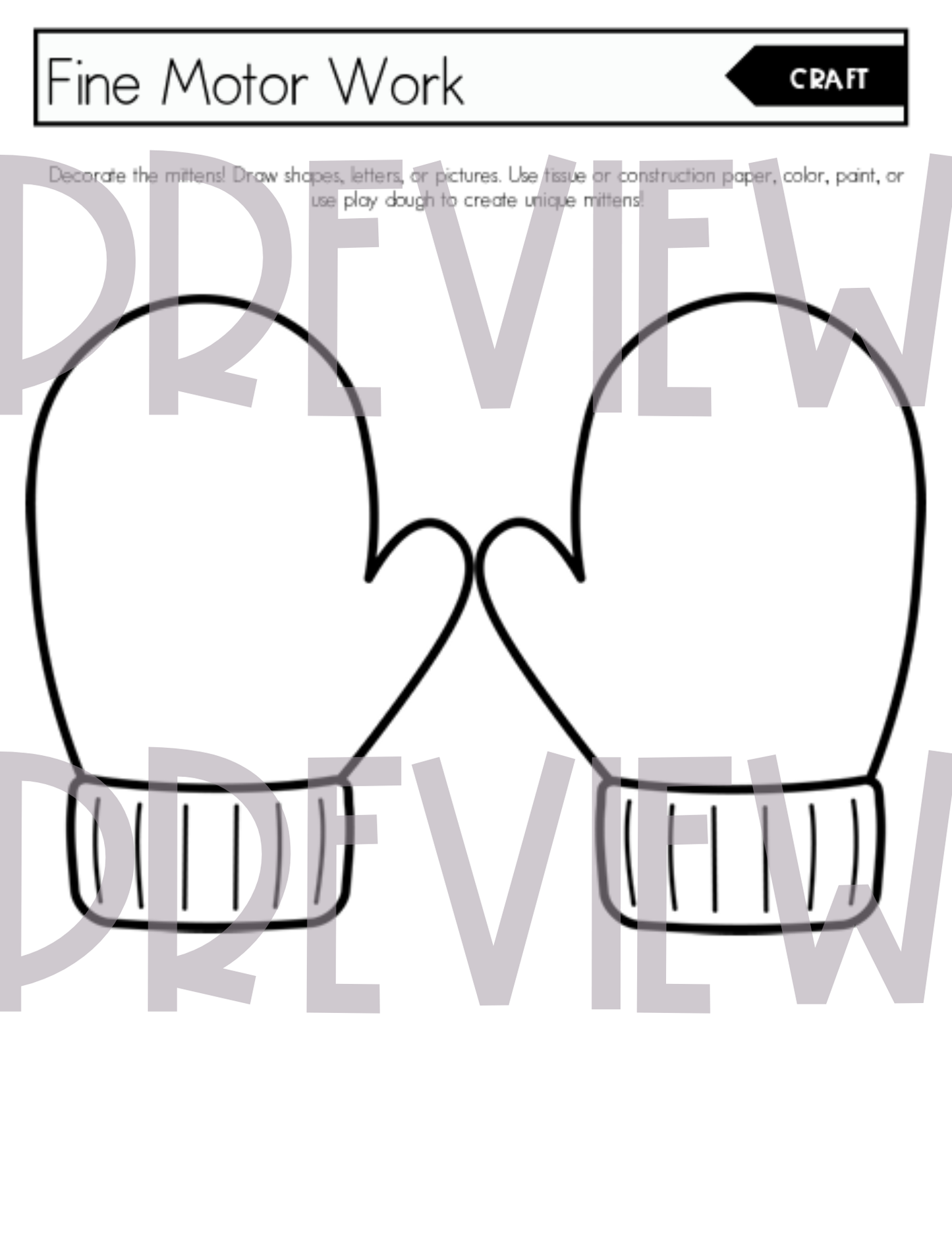 Winter Wonderland Printables