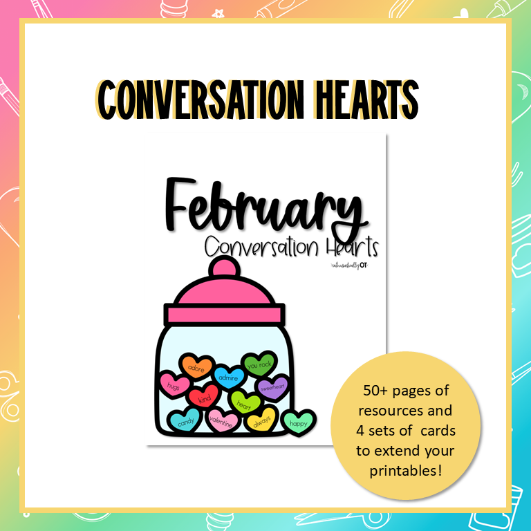 Conversation Hearts Printables